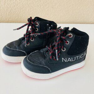 Nautica high-top fashion basketball toddler sneakers size 7T